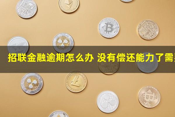 招联金融逾期怎么办 没有偿还能力了需要接电话吗